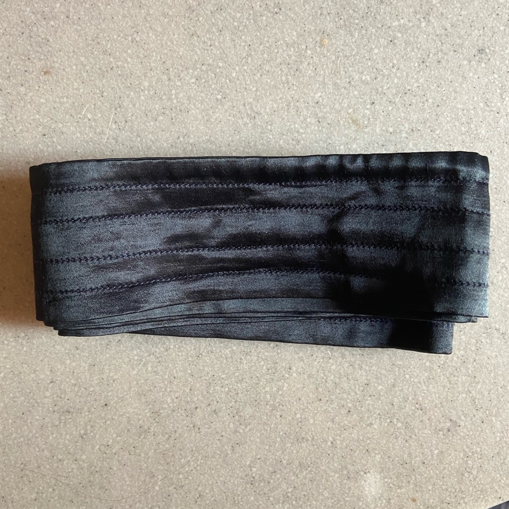 Silk Tie Around Belt